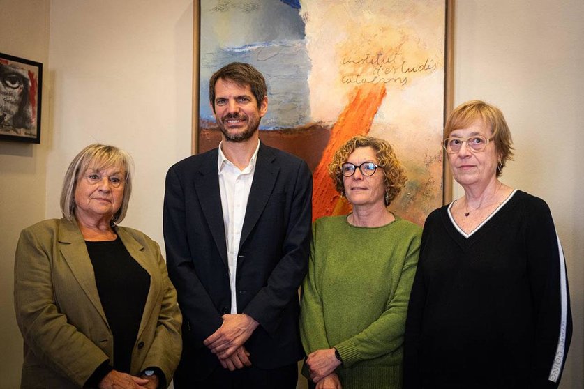 Reunión del ministro de Cultura, Ernest Urtasun, con la presidenta del Institut d'Estudis Catalans, Teresa Cabré. Pool Moncloa