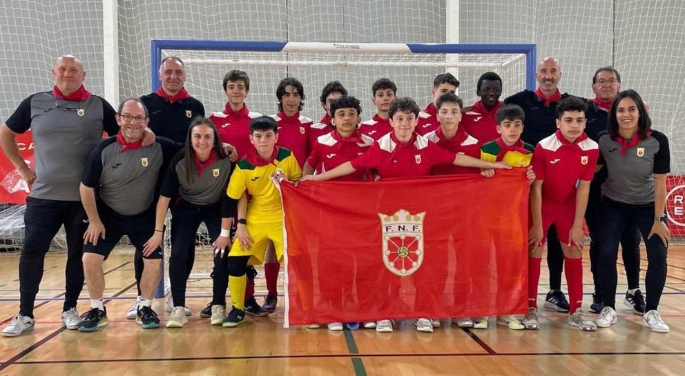Navarra se despide con derrota del Campeonato de España sub-14 de futsal.
Cedida