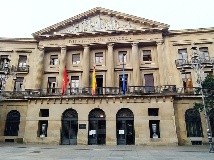 Fachada del Palacio de Navarra, sede del Gobierno foral. GN